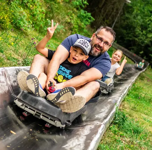 Sommerrodelbahn Freizeitpark Ausflugsziel Erlebnisberg Altenberg