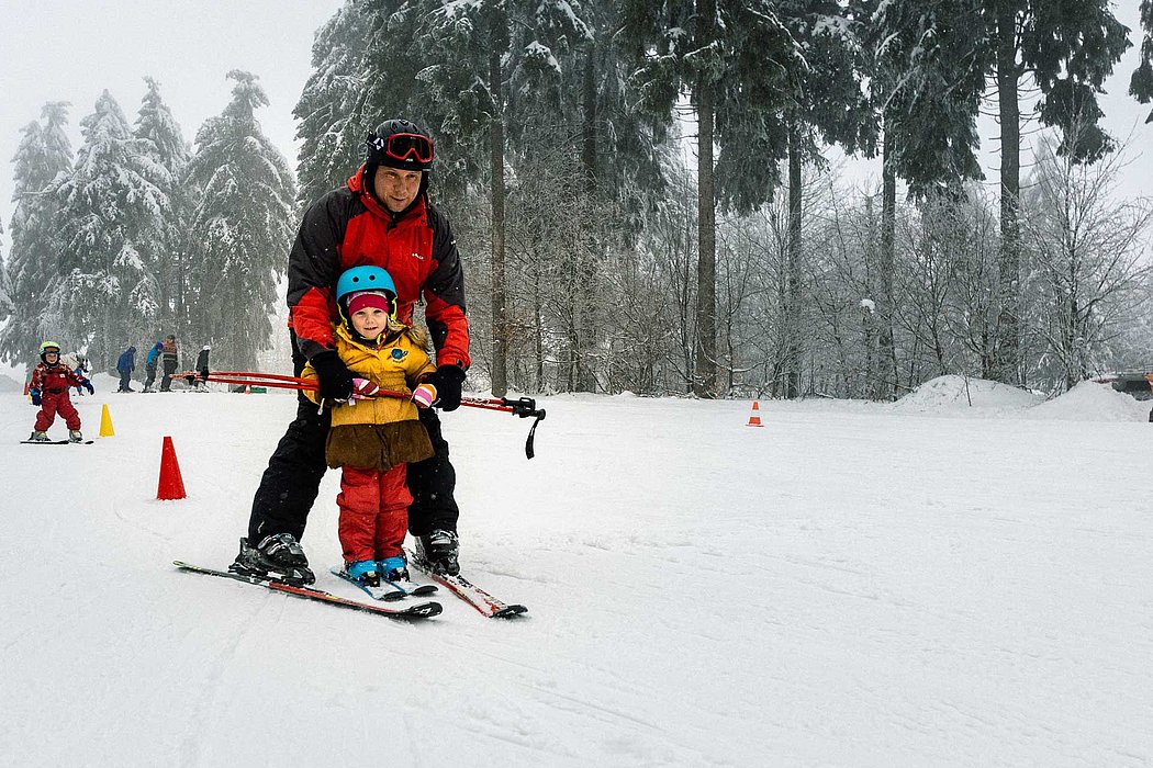 Ski-Schule Snowboard fahren lernen Erlebnisberg Altenberg