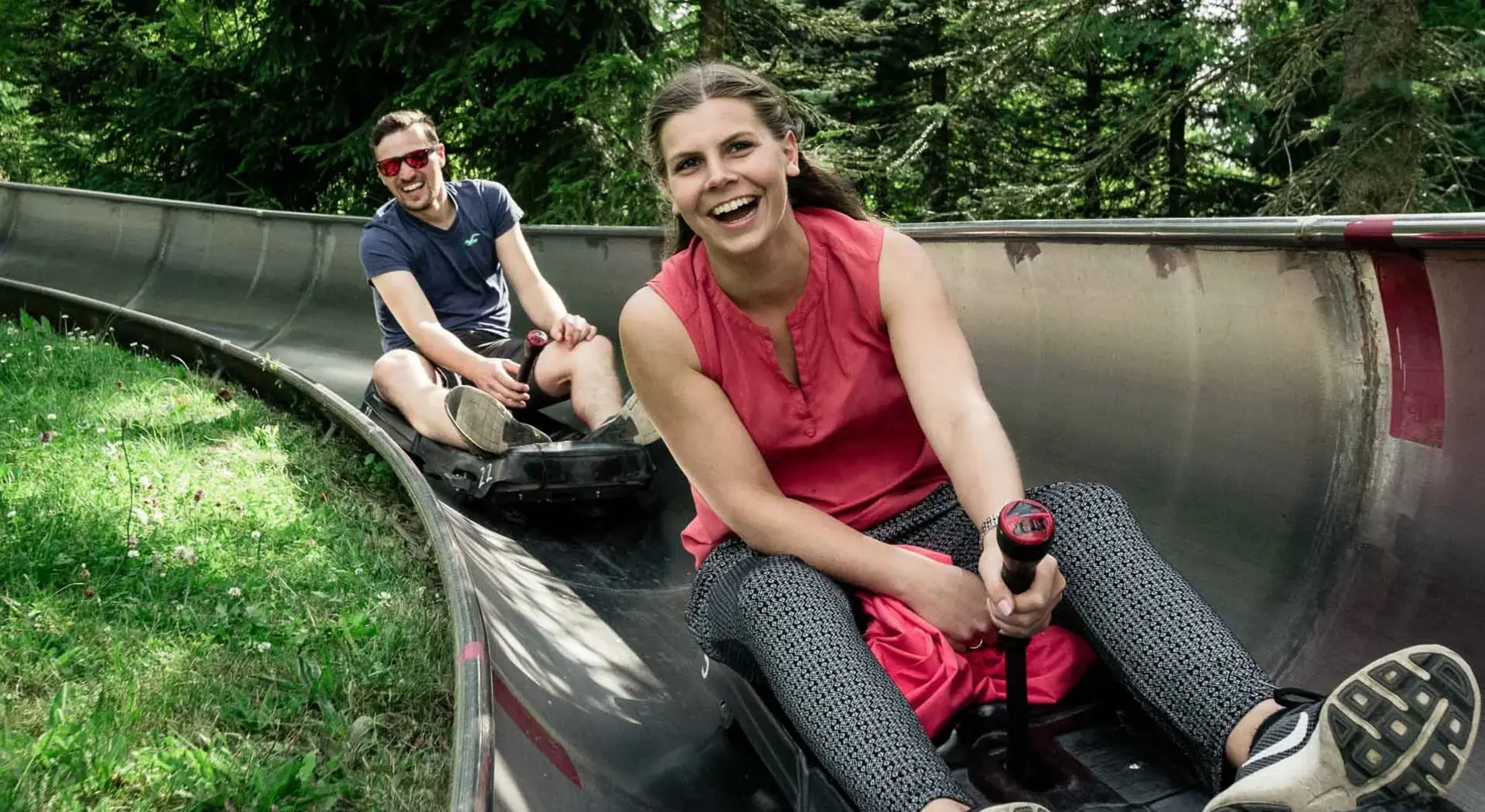 Sommerrodelbahn Kletterlabyrinth Ausflugsziel Freizeitpark Erleb